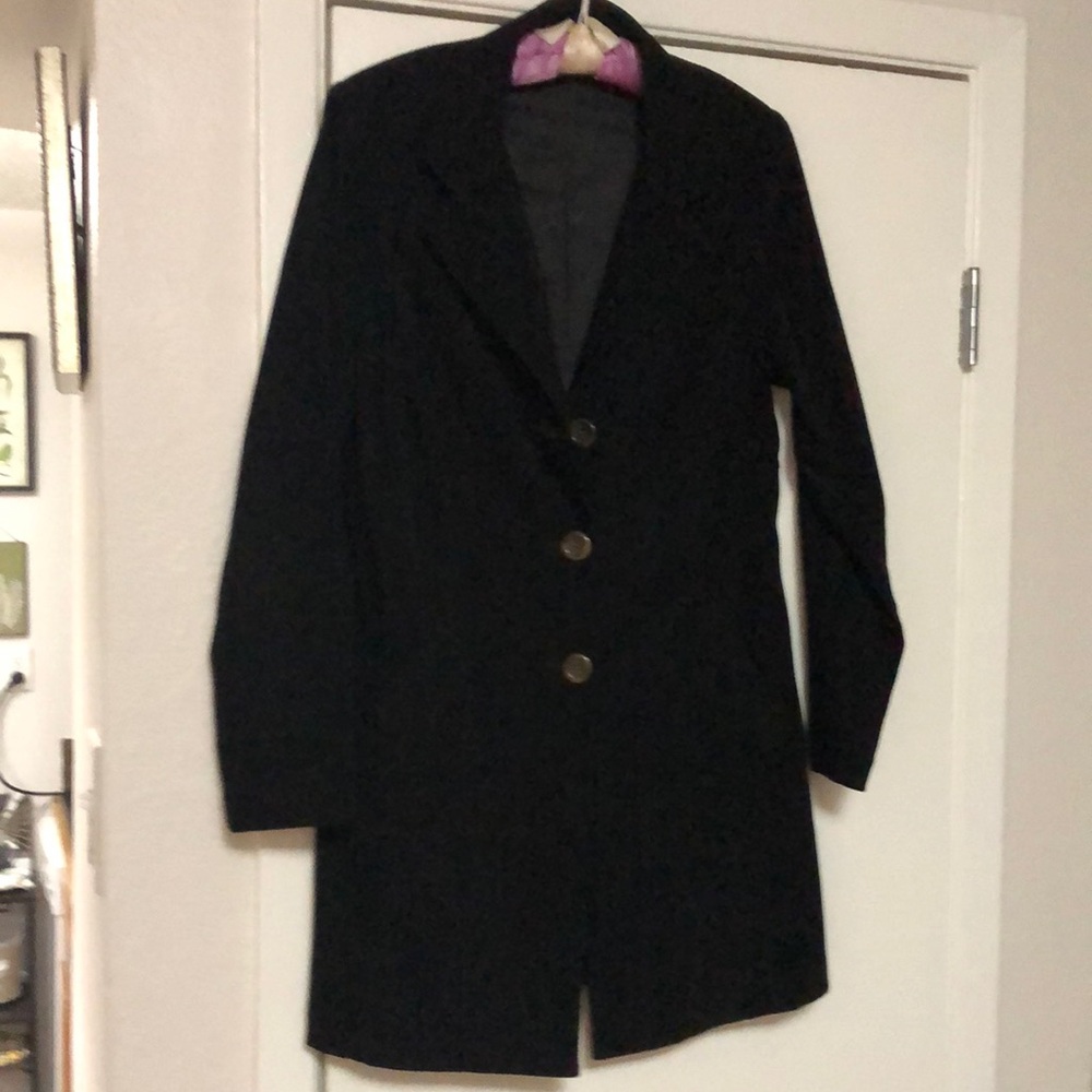 Genuine black suede jacket no lining